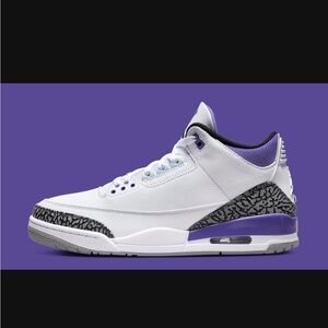 Nike Kids Purple and Gray Sneakers